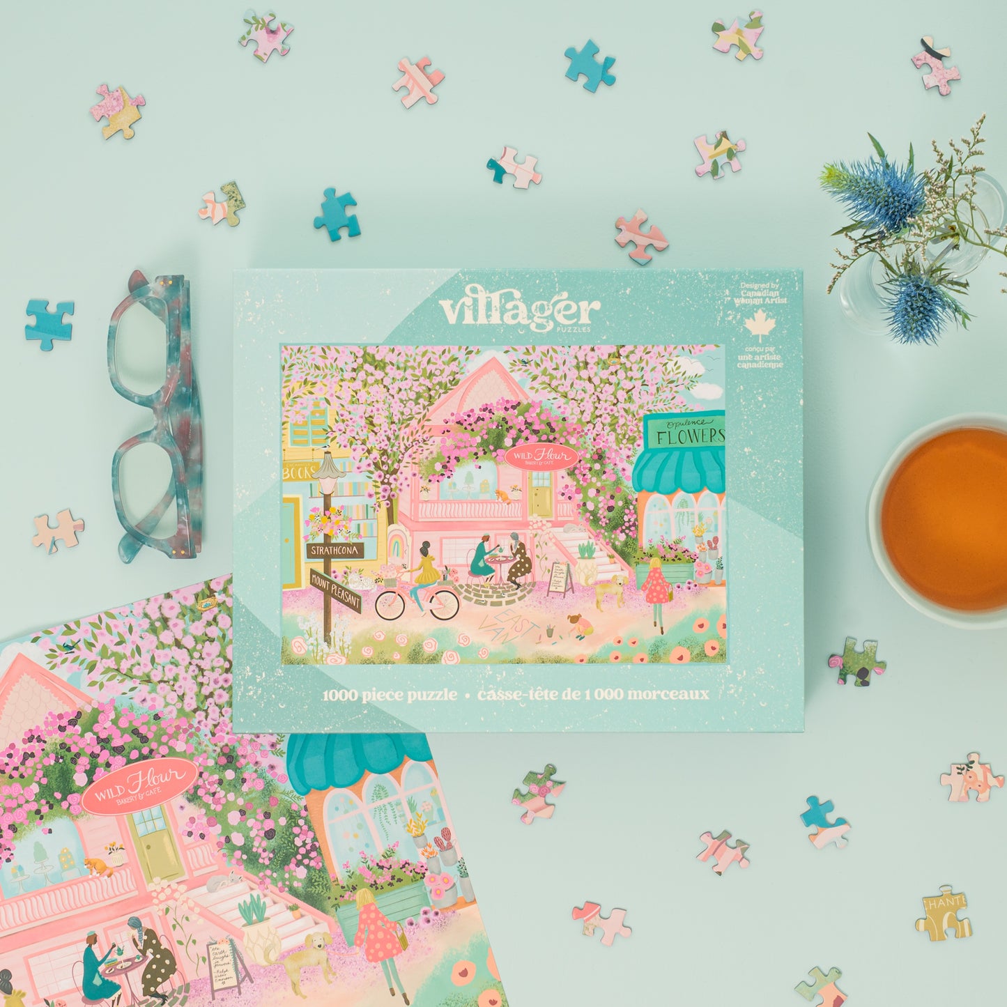 Villager Puzzle - City in Bloom 1000pc