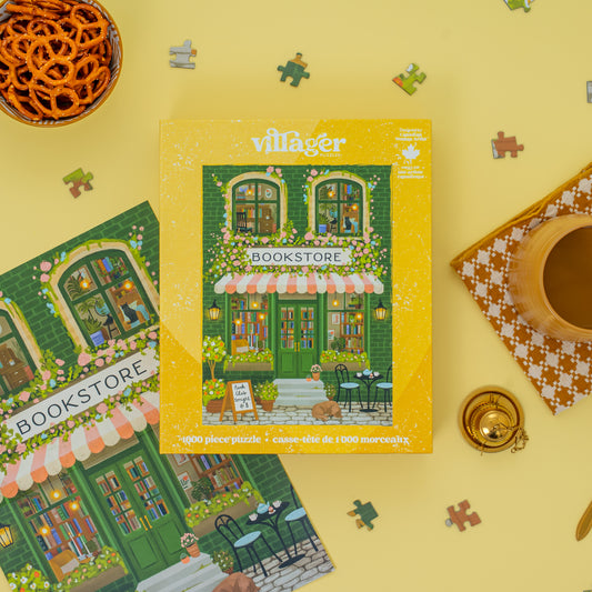 Villager Puzzle - Emerald Bookstore 1000pc