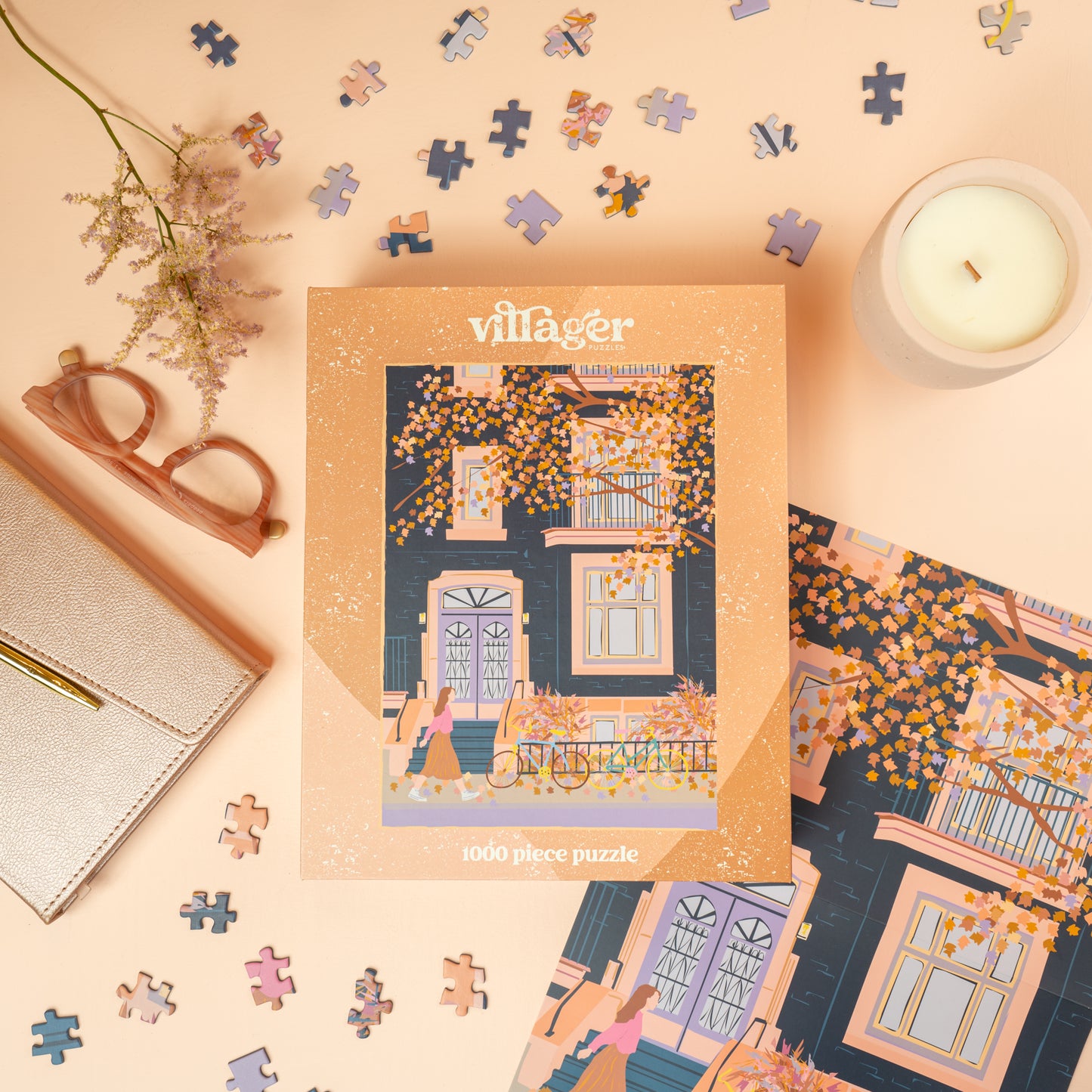 Villager Puzzle - Autumn in Montreal 1000pc