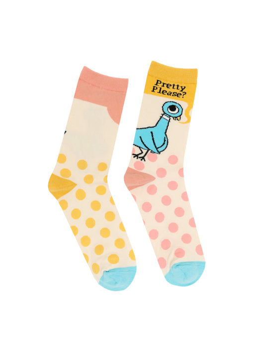 The Pigeon: Pretty Please Socks - Small