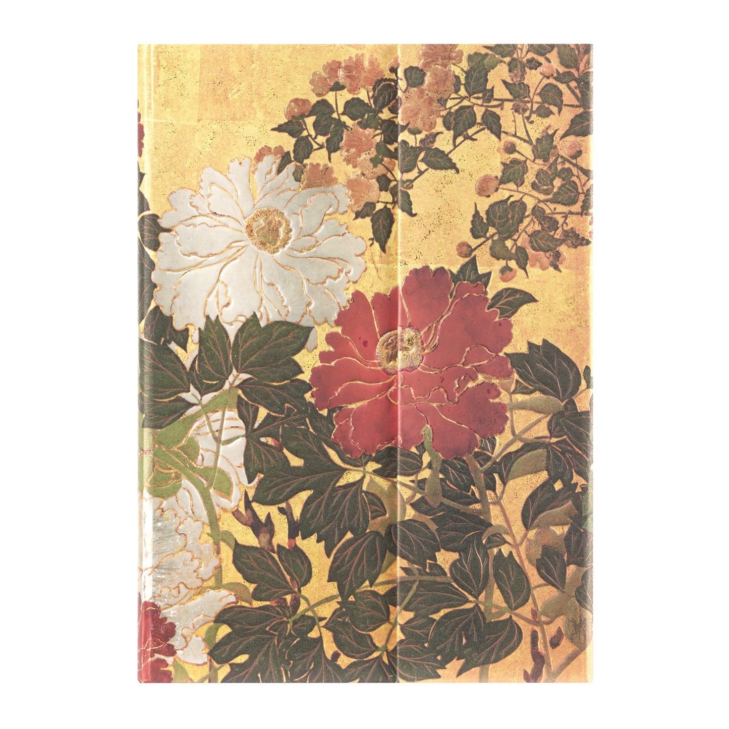Natsu Midi Lined Hardcover Journal, 144pg, 120GSM by Paperblanks (Rinpa Florals)
