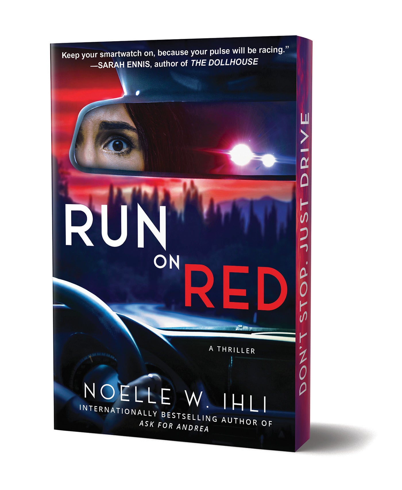 Run on Red: Deluxe Stenciled Edges