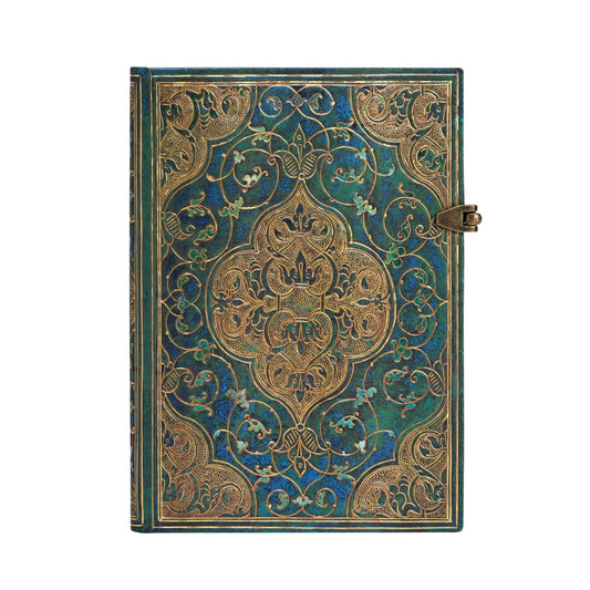 Turquoise Chronicles Midi Lined Hardcover Journal, 240pg, 120GSM, Chroniques by Paperblanks (Turquoise Chronicles)