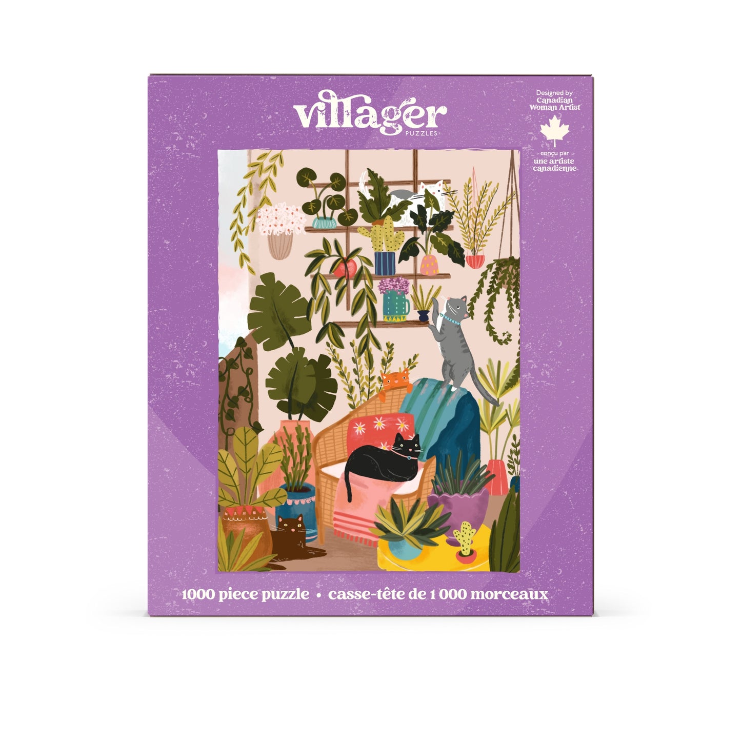Villager Puzzle - Balcony Cats 1000pc