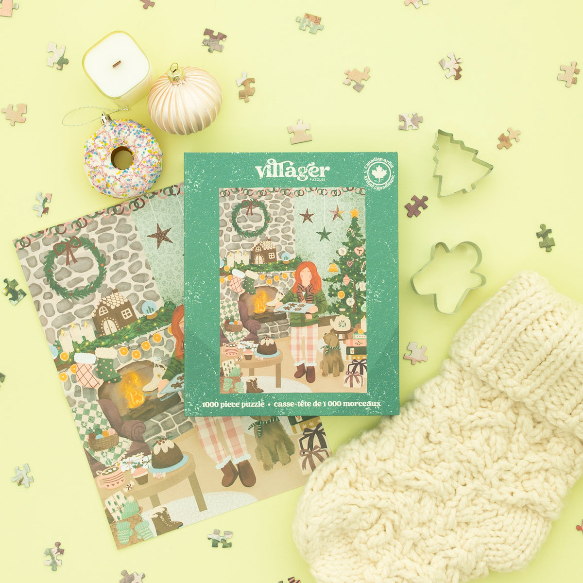 Villager Puzzles - Cottage Christmas 1000pc
