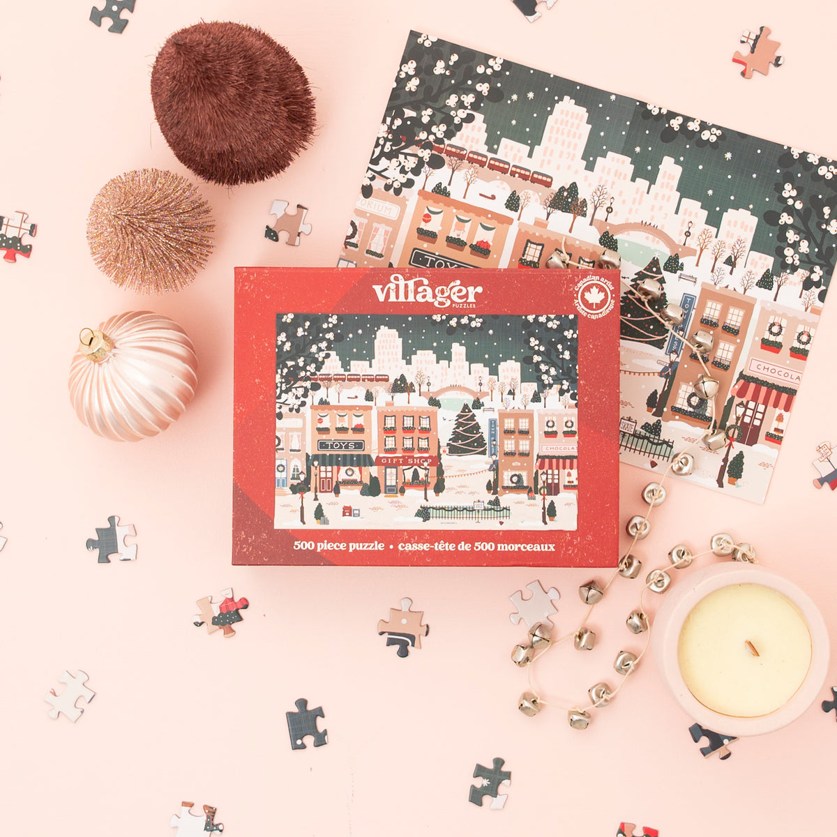 Villager Puzzles - Small Town Holiday 500pc